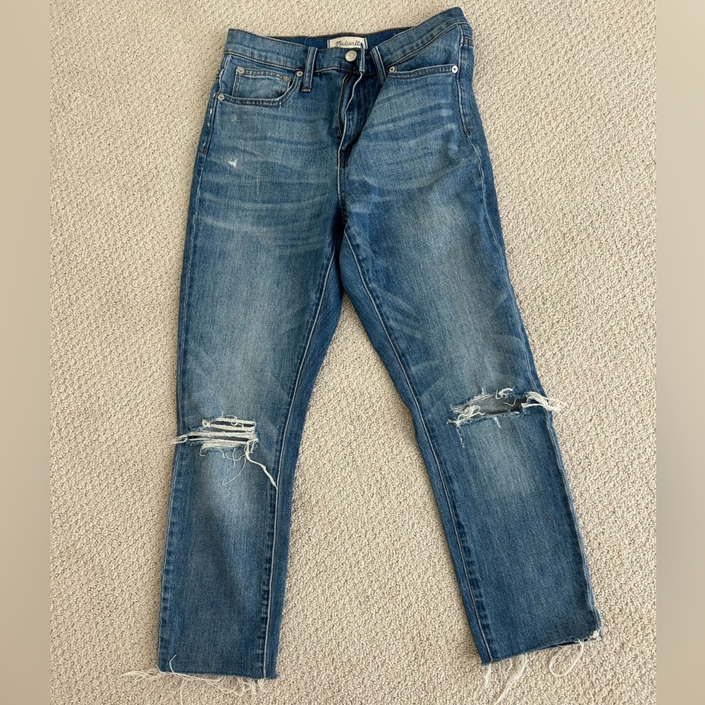 Madewell Slim High Rise Boyfriend Jeans